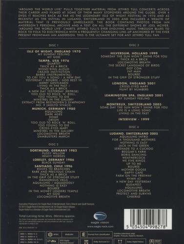 Jethro Tull Around The World Live DVD UK TULDDAR884963