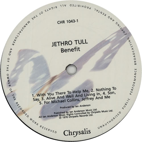Jethro Tull Benefit - 4th vinyl LP album (LP record) UK TULLPBE628283
