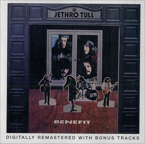 Jethro Tull Benefit CD album (CDLP) US TULCDBE483378
