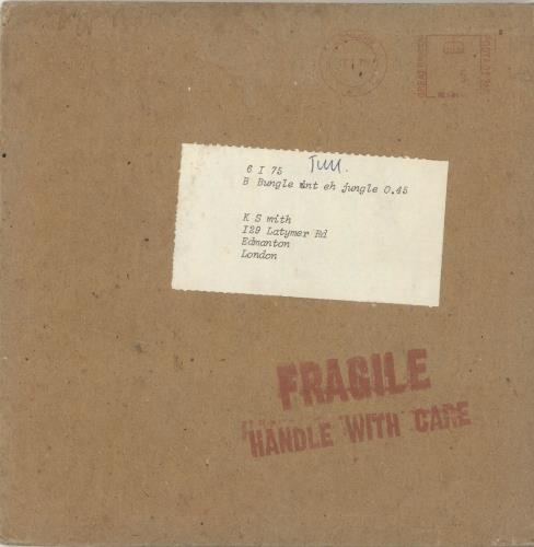 Jethro Tull Bungle In The Jungle + Mailer & Compliment Slip 7" vinyl single (7 inch record / 45) UK TUL07BU693317