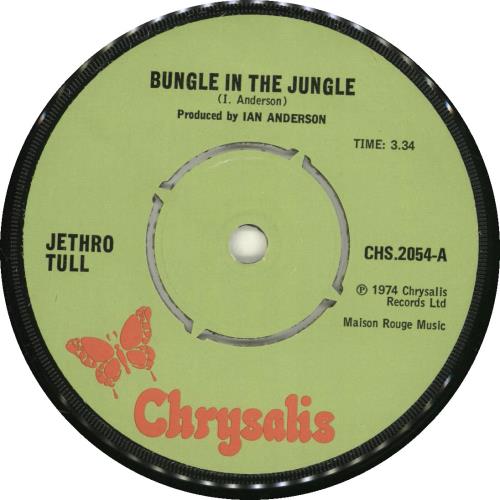 Jethro Tull Bungle In The Jungle + Mailer & Compliment Slip 7" vinyl single (7 inch record / 45) UK TUL07BU693317