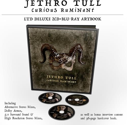Jethro Tull Curious Ruminant - 2CD + Blu-Ray Artbook Edition | Dolby Atmos / 5.1 Surround - Sealed book UK TULBKCU859109