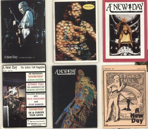 Jethro Tull Fanzines - 12 fanzine UK TULFAFA699543