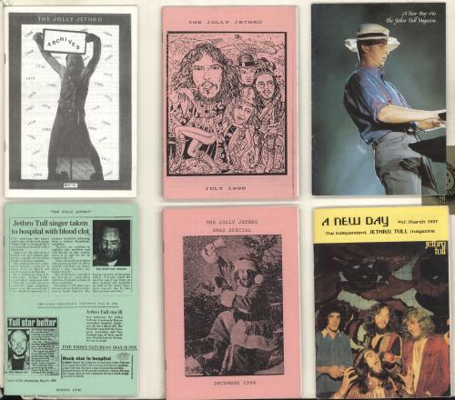 Jethro Tull Fanzines - 12 fanzine UK TULFAFA699543
