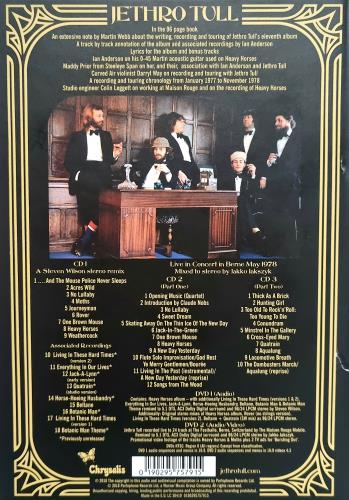 Jethro Tull Heavy Horses: New Shoes Edition CD Album Box Set UK TULDXHE771680