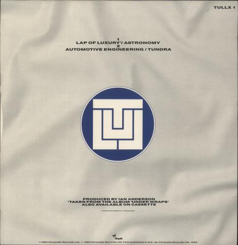 Jethro Tull Lap Of Luxury 12" vinyl single (12 inch record / Maxi-single) UK TUL12LA51968