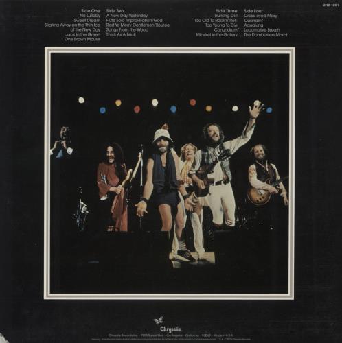 Jethro Tull Live - Bursting Out - EX 2-LP vinyl record set (Double LP Album) US TUL2LLI717669