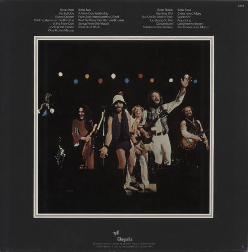 Jethro Tull Live - Bursting Out 2-LP vinyl record set (Double LP Album) UK TUL2LLI63817