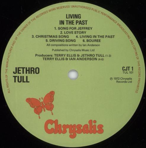 Jethro Tull Living In The Past - glossy gatefold p/s - EX 2-LP vinyl record set (Double LP Album) UK TUL2LLI880867