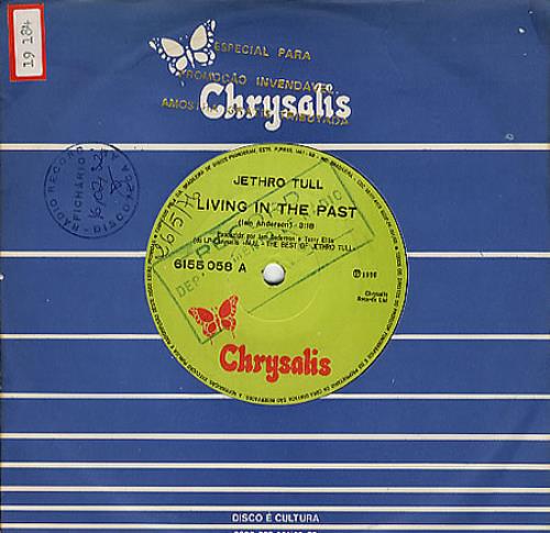 Jethro Tull Living In The Past 7" vinyl single (7 inch record / 45) Brazilian TUL07LI348145