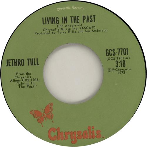 Jethro Tull Living In The Past 7" vinyl single (7 inch record / 45) US TUL07LI651595