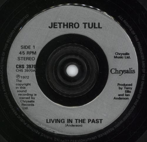 Jethro Tull Living In The Past 7" vinyl single (7 inch record / 45) UK TUL07LI75482