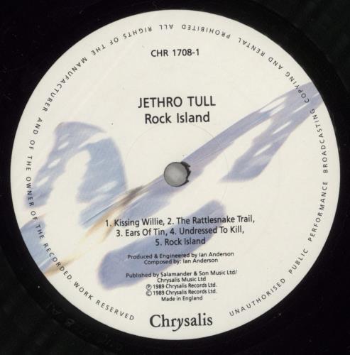 Jethro Tull Rock Island vinyl LP album (LP record) UK TULLPRO889769