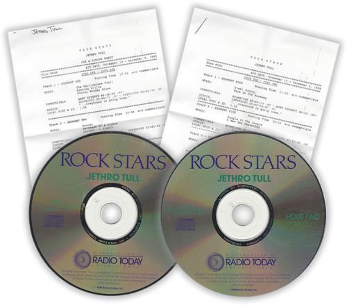 Jethro Tull Rock Stars CD-R acetate US TULCRRO402228