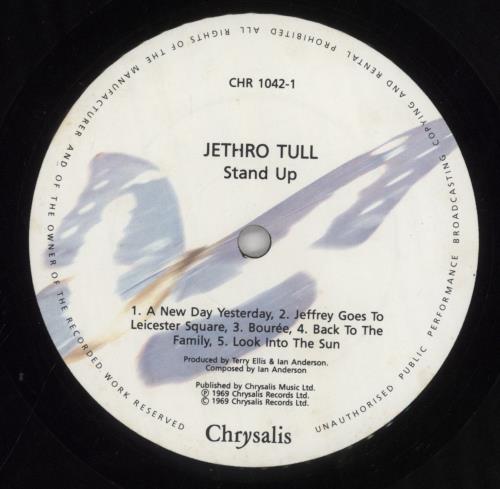 Jethro Tull Stand Up vinyl LP album (LP record) UK TULLPST780985
