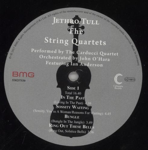 Jethro Tull The String Quartets 2-LP vinyl record set (Double LP Album) UK TUL2LTH809493