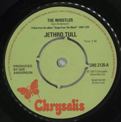 Jethro Tull The Whistler - Picture Sleeve - EX 7" vinyl single (7 inch record / 45) UK TUL07TH693245