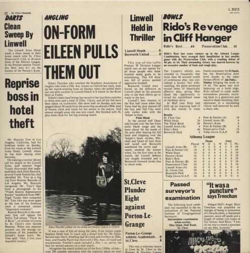 Jethro Tull Thick As A Brick - 2nd vinyl LP album (LP record) New Zealand TULLPTH788721