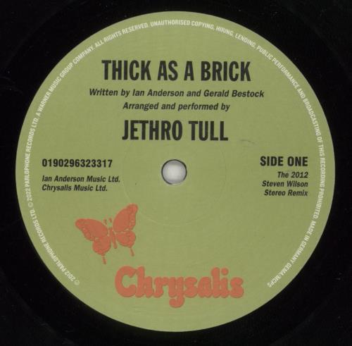 Jethro Tull Thick As A Brick - 50th Anniversary Newspaper Edition vinyl LP album (LP record) UK TULLPTH873590