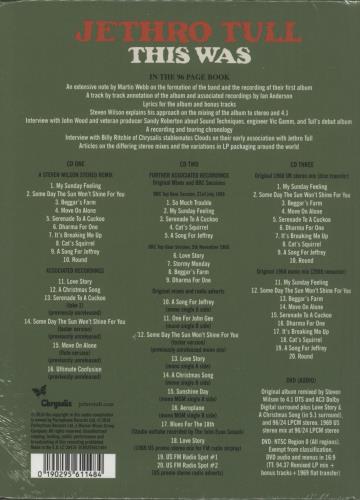 Jethro Tull This Was: 50th Anniversary - Sealed CD Album Box Set UK TULDXTH870634