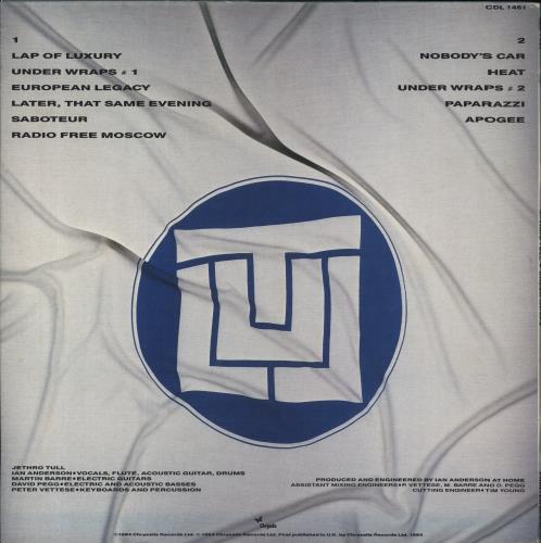 Jethro Tull Under Wraps - EX vinyl LP album (LP record) UK TULLPUN172627