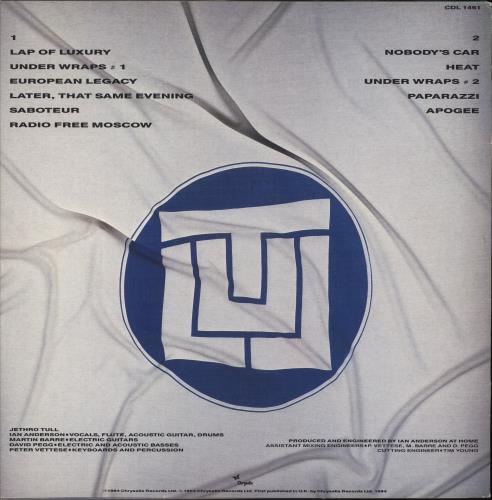 Jethro Tull Under Wraps vinyl LP album (LP record) UK TULLPUN173435