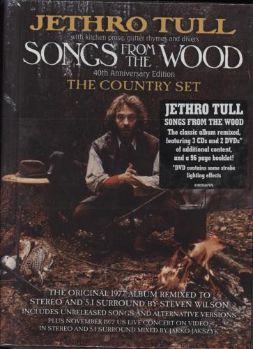 Jethro Tull Songs From The Wood: 40th Anniversary Edition (The Country Set) - Sealed 5-CD album set UK TUL5CSO691662