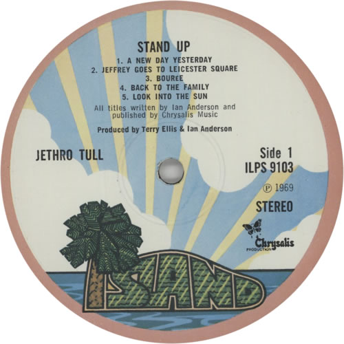 Jethro Tull Stand Up 4th UK vinyl LP album (LP record) (61479)