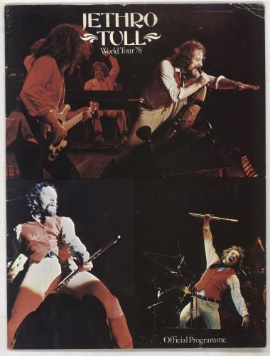 Jethro Tull World Tour 78 - Autographed tour programme UK TULTRWO728660