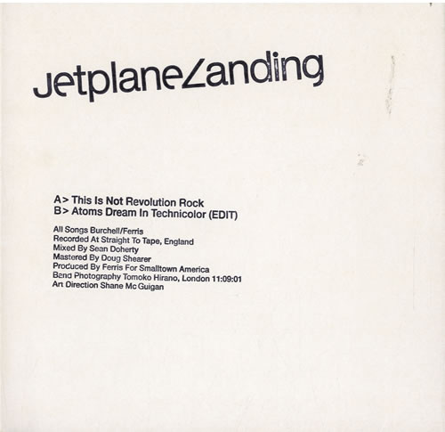 Jetplane Landing This Is Not Revolution Rock 7" vinyl single (7 inch record / 45) UK JEP07TH602174
