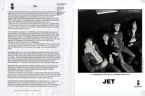 Jet Dirty Swept EP media press pack US J/TPPDI282630