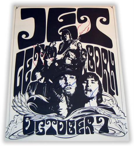 Jet Get Born - AUTOGRAPHED poster US J/TPOGE383898