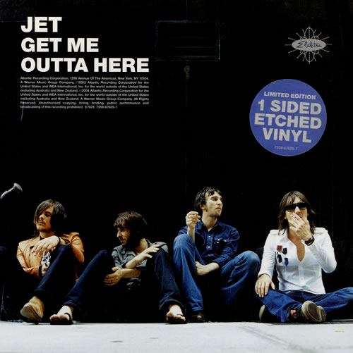 Jet Get Me Outta Here 7" vinyl single (7 inch record / 45) UK J/T07GE313477
