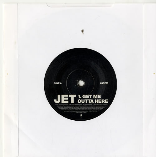 Jet Get Me Outta Here 7" vinyl single (7 inch record / 45) UK J/T07GE313477