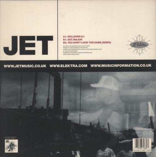 Jet Rollover DJ 12" vinyl single (12 inch record / Maxi-single) UK J/T12RO262313