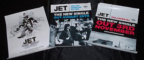 Jet Set of 3 Promo Posters poster UK J/TPOSE300805