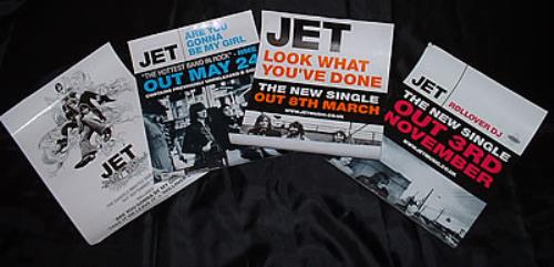 Jet Set Of 4 Promo Posters poster UK J/TPOSE300807