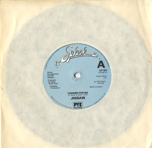 Jigsaw (UK) Looking For Me 7" vinyl single (7 inch record / 45) UK JGS07LO559731