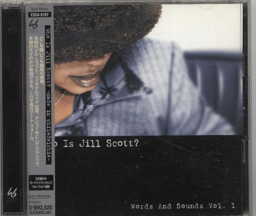 Jill Scott Who Is Jill Scott? - Words And Sounds Vol. 1 CD album (CDLP) Japanese JTTCDWH696535