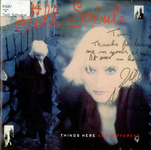 Jill Sobule Things Here Are Different - Autographed CD album (CDLP) US JBNCDTH536629
