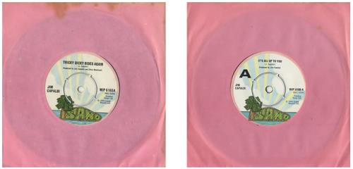 Jim Capaldi Set Of Three Island Singles 7" vinyl single (7 inch record / 45) UK JCP07SE442958
