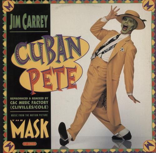 Jim Carrey Cuban Pete - Promo Sticker 12" vinyl single (12 inch record / Maxi-single) UK J-C12CU869054