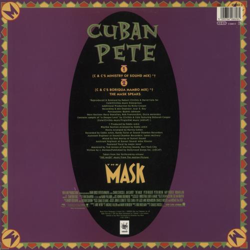 Jim Carrey Cuban Pete - Promo Sticker 12" vinyl single (12 inch record / Maxi-single) UK J-C12CU869054