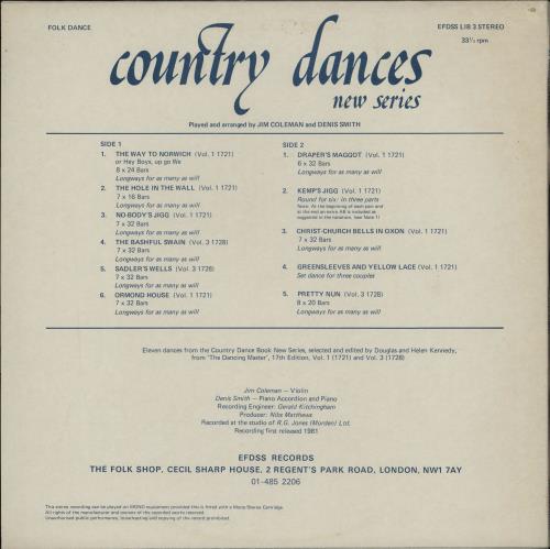 Jim Coleman Country Dances: New Series vinyl LP album (LP record) UK 2KRLPCO757836
