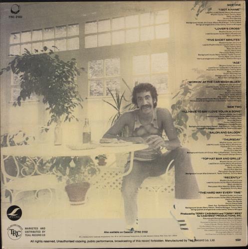 Jim Croce I Got A Name vinyl LP album (LP record) South African JCRLPIG778816