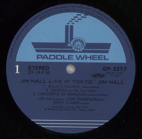 Jim Hall Live In Tokyo vinyl LP album (LP record) Japanese JI1LPLI876179