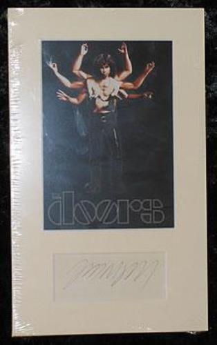 Jim Morrison Autograph - Mounted With Picture memorabilia UK RRJMMAU321469
