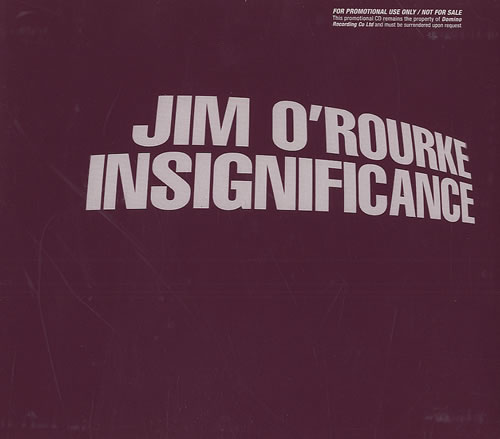 Jim O'Rouke Insignificance CD single (CD5 / 5") UK JV5C5IN484737