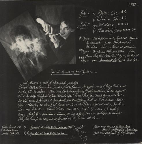 Jim Penfold Dream On 12" vinyl single (12 inch record / Maxi-single) UK QJP12DR812107