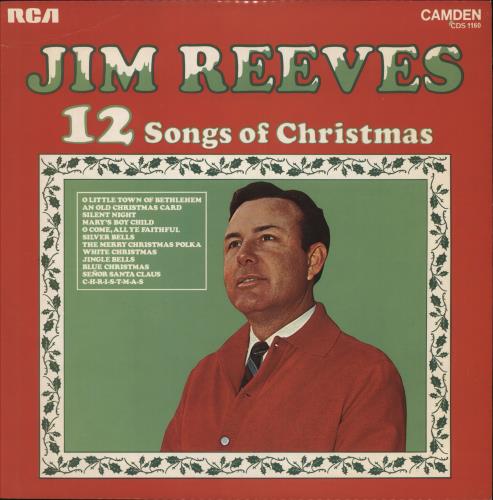 Jim Reeves 12 Songs Of Christmas vinyl LP album (LP record) UK JB1LPSO744546